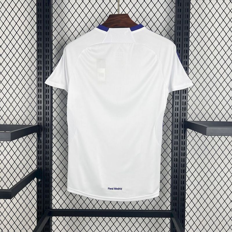 Camisa Real Madrid 2007/2008 Retrô  - Adidas Branca