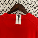 Camisa Retrô Manga Longa Manchester United 2007/2008 Retrô  - Nike Vermelha