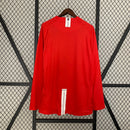 Camisa Retrô Manga Longa Manchester United 2007/2008 Retrô  - Nike Vermelha