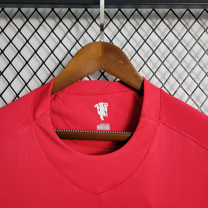 Camisa Manchester United 2007/2008 Retrô  - Nike Vermelha