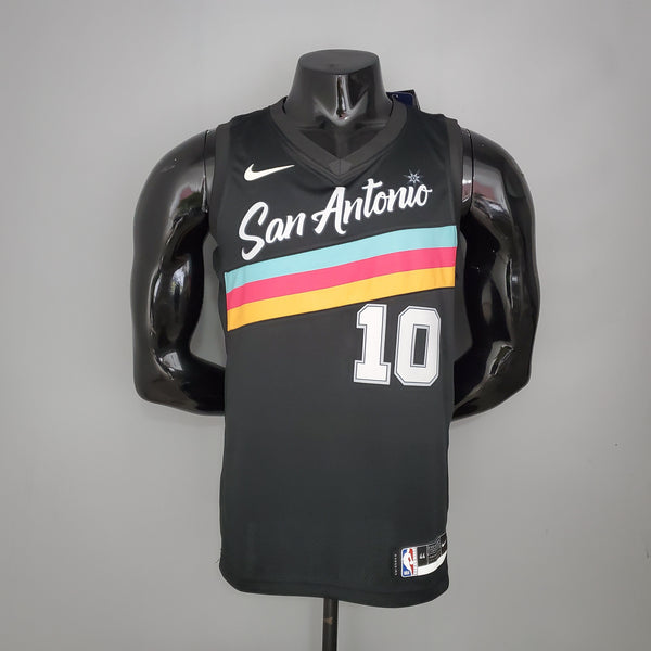 Regata NBA San Antonio Spurs #10 DeRozan - City Edition Black