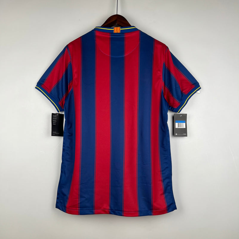 Camisa Retro Barcelona 09-10  - Torcedor Masculina
