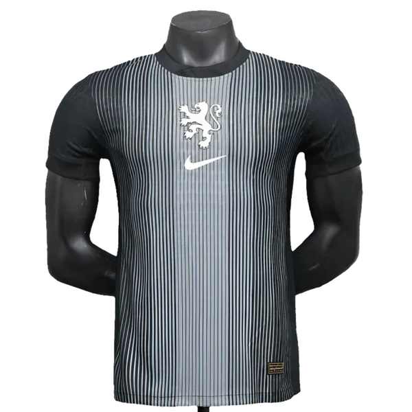 Camisa Países Baixos 25/26 Goleiro - Preto - Versão Jogador