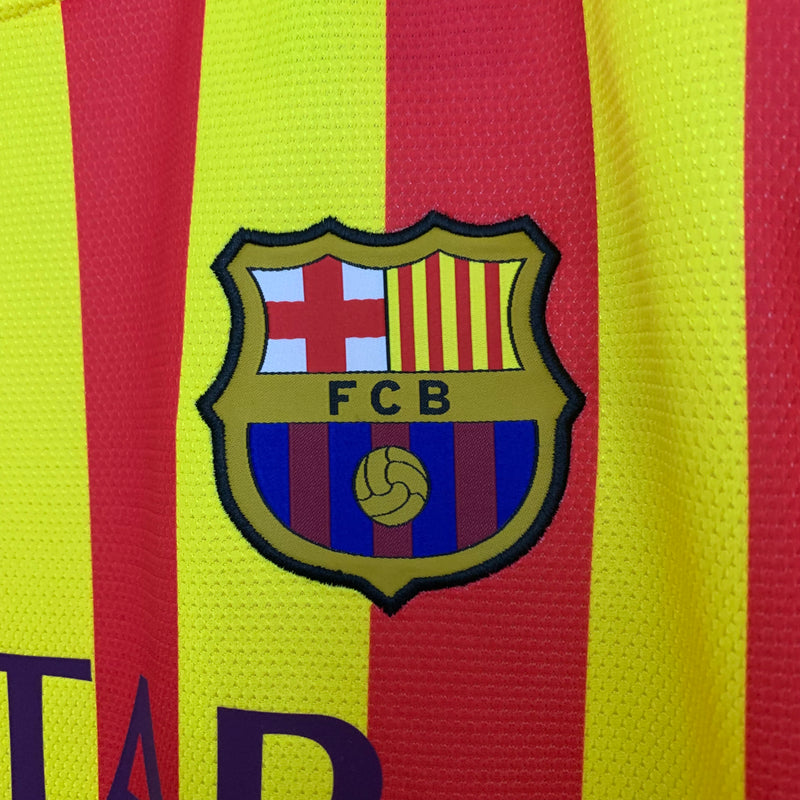 Camisa Retro Barcelona 13 14 - Torcedor Masculina