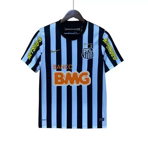 Camisa Santos II 2012/2013 Retrô Masculino Nike Branca e Preta (PRONTA ENTREGA)