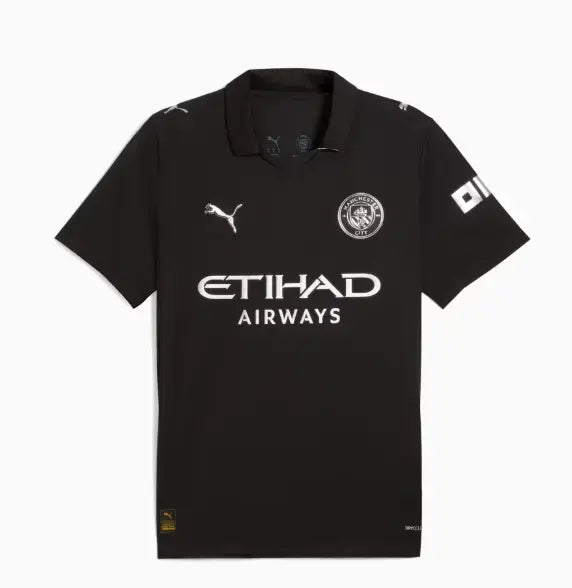 Camisa Manchester City II 25/26 - Torcedor Puma Masculina - Preta (PRONTA ENTREGA)