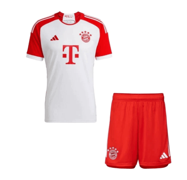 Kit Infantil Bayern de Munique Home 23/24 - Branco