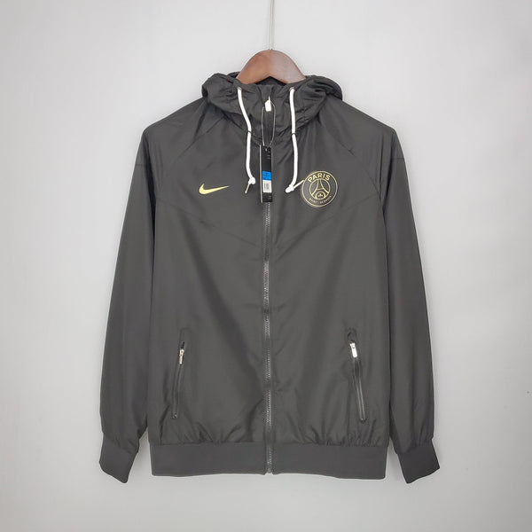 Corta-vento PSG Nike - Preto e Chumbo