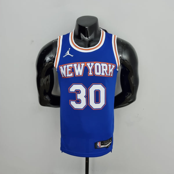 Regata NBA NY Knicks #30 Randle - 75° Aniversário Limited Blue