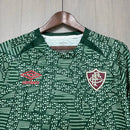 Camisa Fluminense verde pré-jogo 24/25 Torcedor Umbro Masculina - Verde