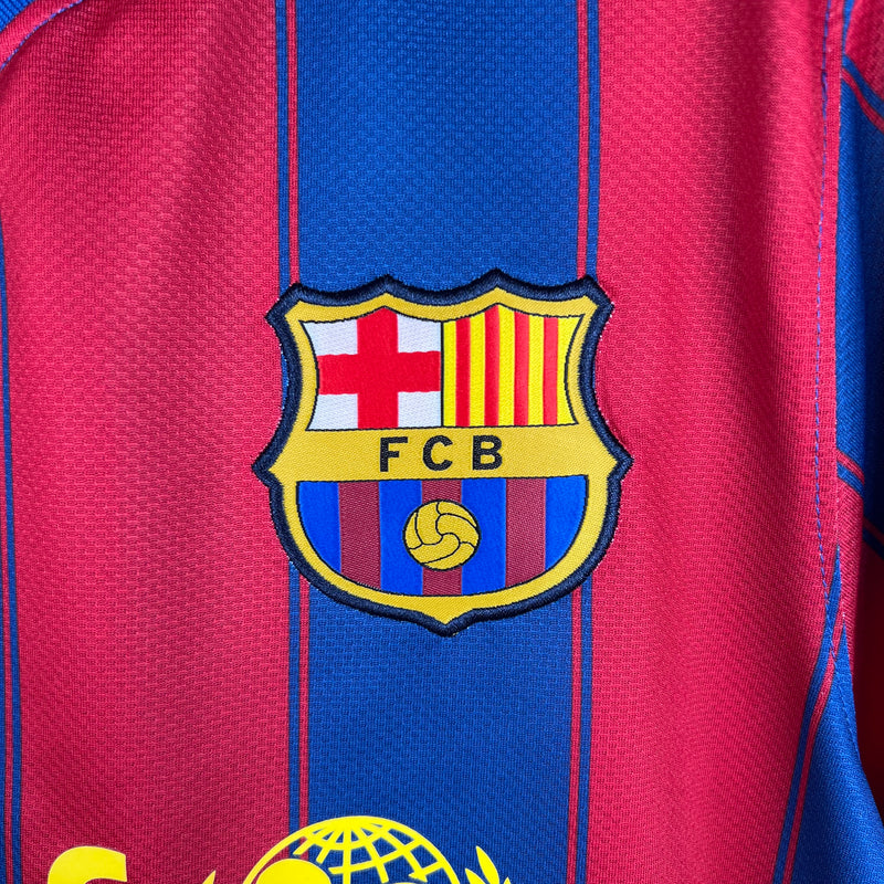 Camisa Retro Barcelona 09-10  - Torcedor Masculina