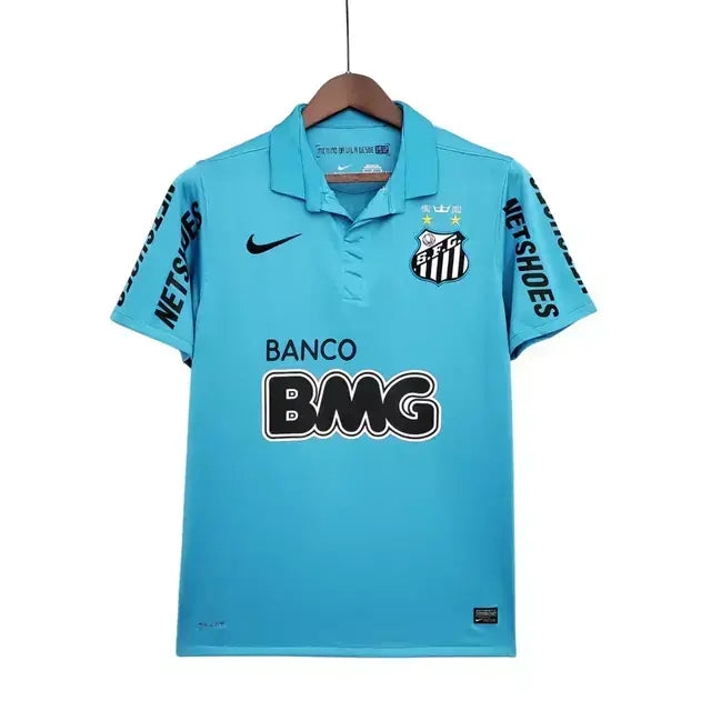Camisa Santos III 2012/2013 Retrô Masculino Nike Azul (PRONTA ENTREGA)