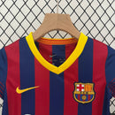 Kit Infantil Barcelona  Retrô 13/14 – Azul/Vermelho