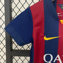 Kit Infantil Barcelona  Retrô 14/15 – Azul/Vermelho