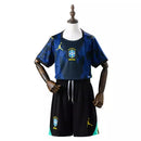 Kit Infantil Brasil II COPA 2026 Torcedor - Azul e Preto (PRONTA ENTREGA)