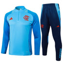 Conjunto Inverno do Flamengo Adidas - Azul Claro