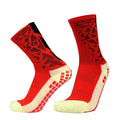 Meias de Futebol Antiderrapantes com Grip de Silicone