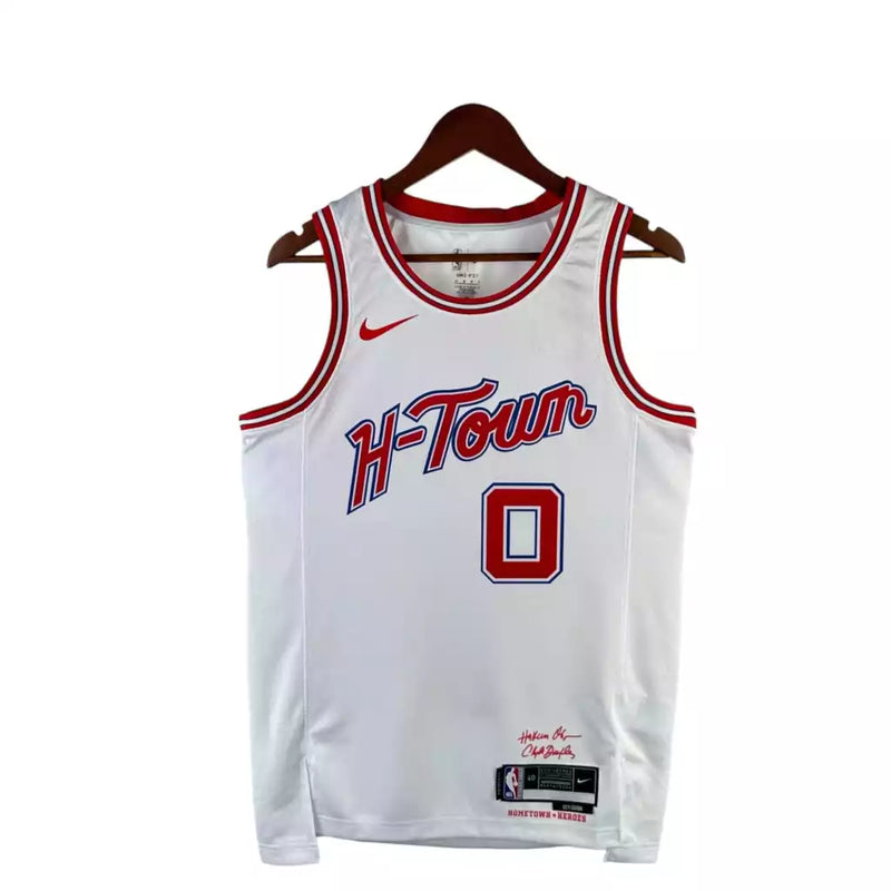 Regata NBA Houston Rockets - Branca - WESTBROOK 0