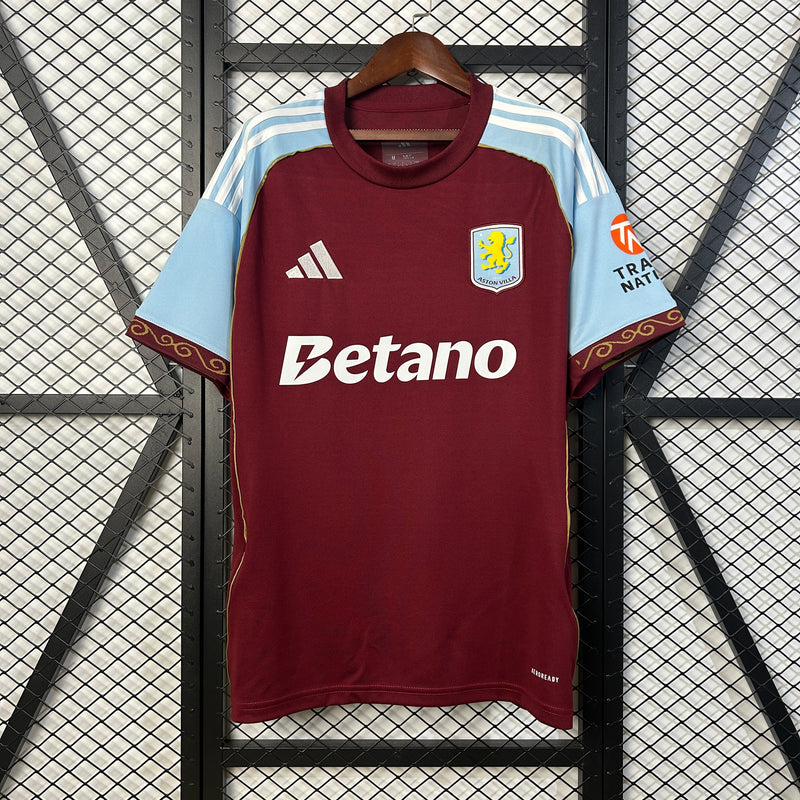 Camisa l Aston Villa 25/26 - Torcedor Masculina