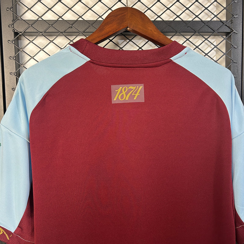 Camisa l Aston Villa 25/26 - Torcedor Masculina
