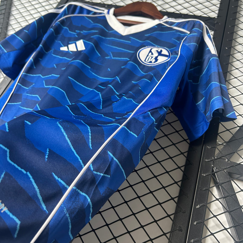 Camisa l Schalke 04 25/26 - Torcedor Masculina