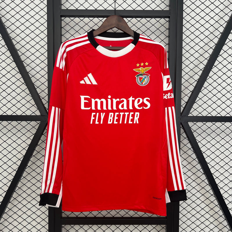 Camisa l Benfica manga longa 25/26 - Torcedor Masculina