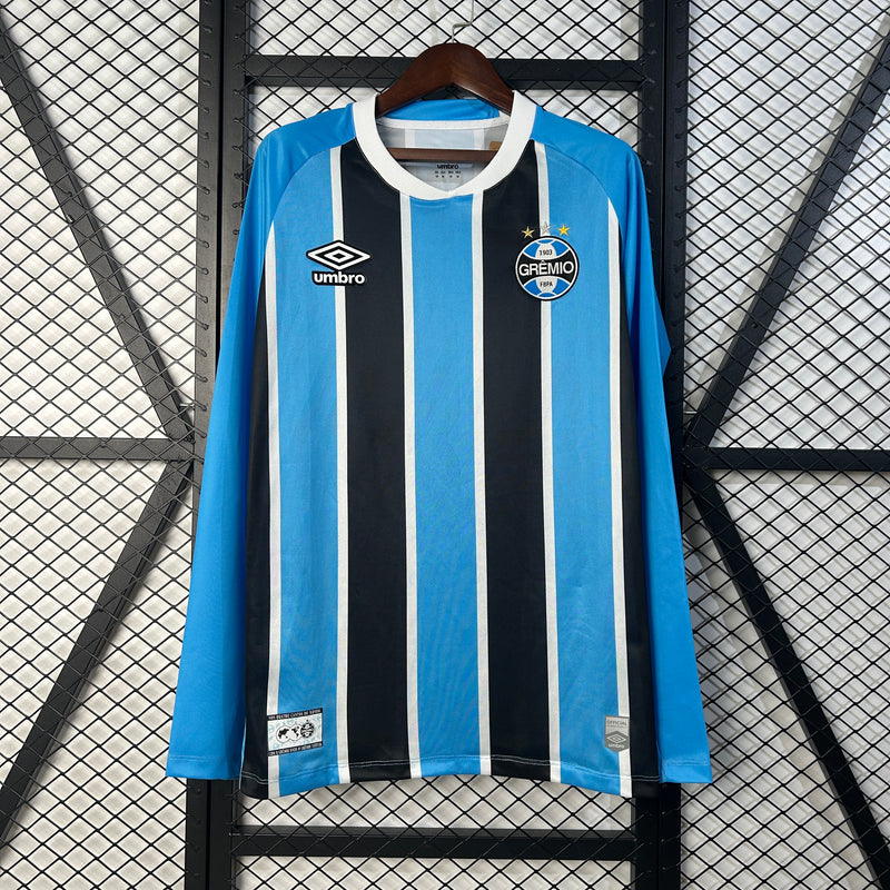 Camisa l Grêmio (Manga Longa) 25/26 - Torcedor Masculina