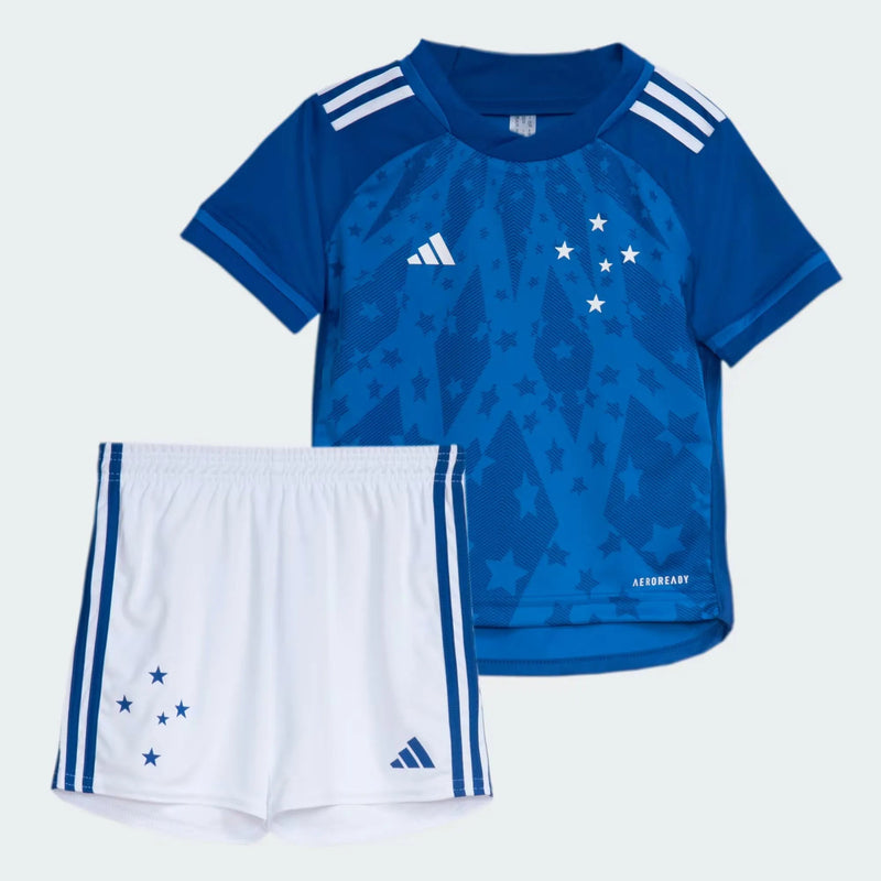 Kit Infantil Cruzeiro l 2024/25 Azul - Modelo Torcedor