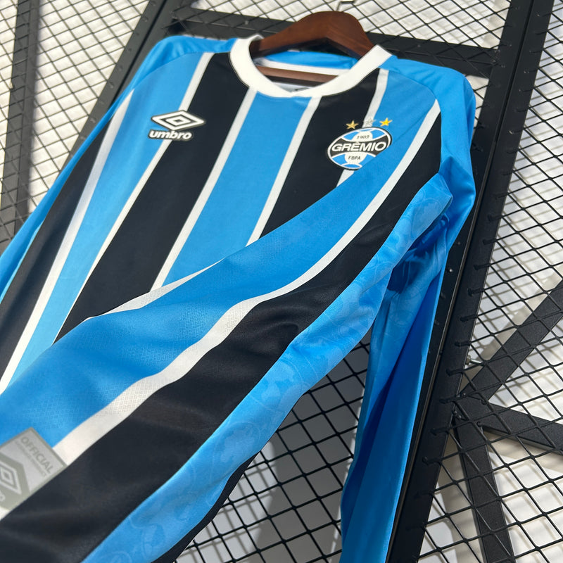 Camisa l Grêmio (Manga Longa) 25/26 - Torcedor Masculina