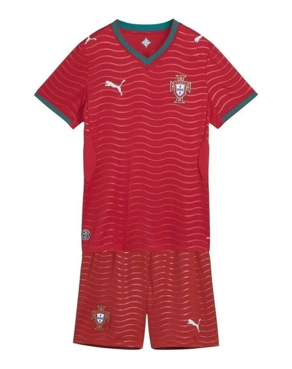 Kit Infantil Portugal COPA 2026 - Vermelho (PRONTA ENTREGA)