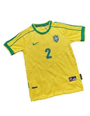 Camisa Seleção Brasileira - Amarela - Nike - Retrô 1998 (CAFU + 2) (PRONTA ENTREGA)
