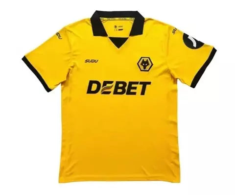 Camisa Wolverhampton Wanderers 25/26 Torcedor Masculina - Amarela (PRONTA ENTREGA)