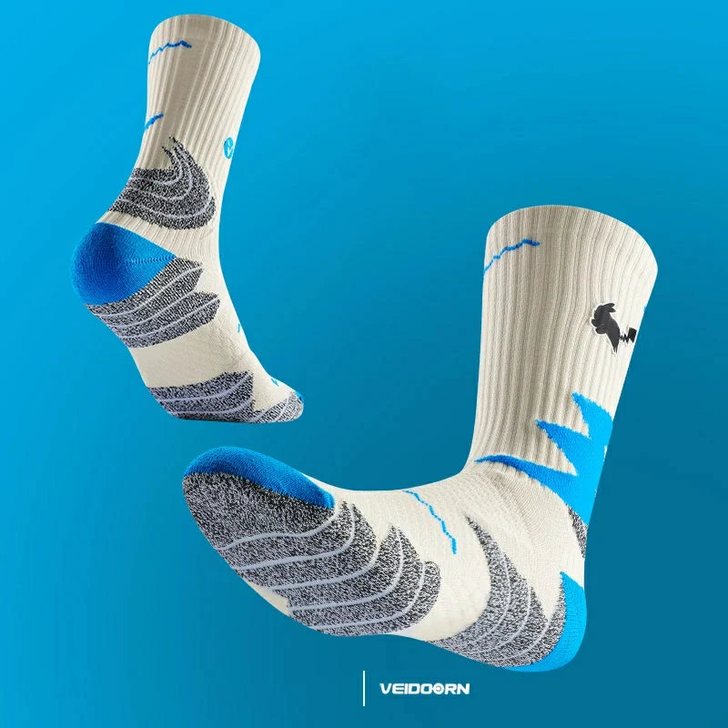 Meias Esportivas Veidoorn Antiderrapantes – Cano Médio