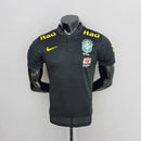 Camisa Seleção Brasileira Treino - Preta- Nike - Retrô (PRONTA ENTREGA)
